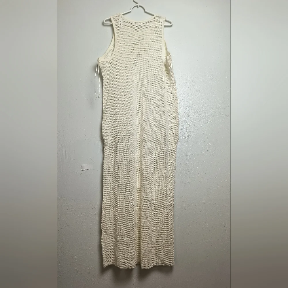 FeNoel Target 🎯 Crochet Cover Up Maxi Dress Tan 2X_2
